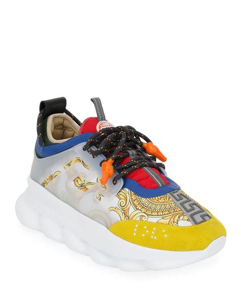 cheap versace chain reaction shoes|authentic versace chain reaction sneakers.